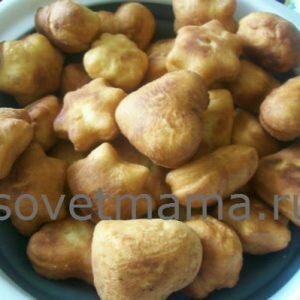 Рецепт пышек на сковороде